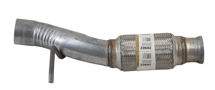 28902 Prebent Exhaust Pipe; 2014-2018 Chevrolet Silverado 1500, 2014-2018 GMC Sierra 1500