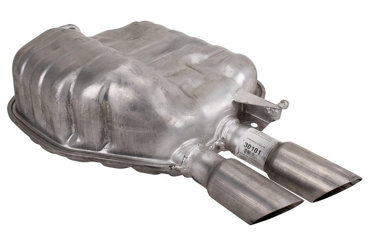 30101 Exhaust Muffler Assembly; 2009-2012 Audi A4 Quattro, 2010-2012 Audi A5 Quattro, 2009-2012 Audi A4