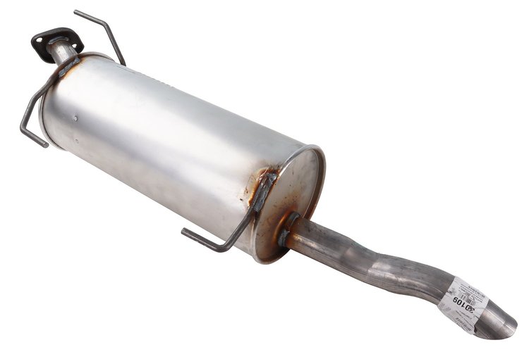 30109 Muffler - Welded Assembly - Challenge; 2013-2019 Nissan Sentra