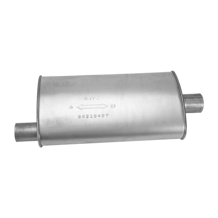 3068 Muffler - Challenge; 1979-1987 Dodge D150, W150, B250, D250, B150, D200, W200, Ramcharger, B200, B100