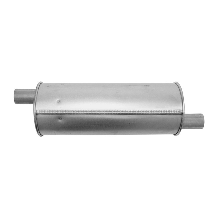 3743 Muffler - Enforcer II; 1.750 In. Inlet; 1.75 In. Outlet; 16.000 In. Body; 22.000 In. OAL; OE comparable