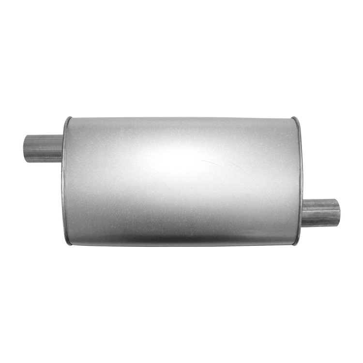3746 Muffler - Enforcer II; 2.250 In. Inlet; 2.25 In. Outlet; 19.000 In. Body; 26.000 In. OAL; OE comparable