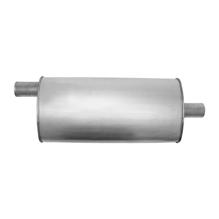 3756 Muffler - Enforcer II; 2.000 In. Inlet; 2 In. Outlet; 19.000 In. Body; 26.000 In. OAL; OE comparable