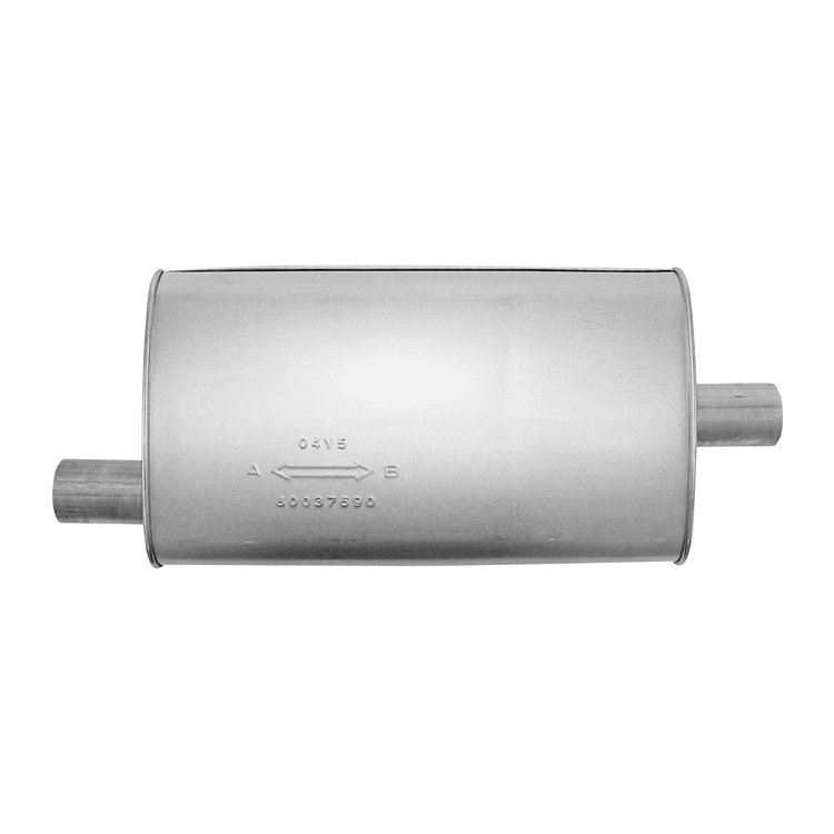 3769 Muffler - Enforcer II; 2.250 In. Inlet; 2.25 In. Outlet; 19.000 In. Body; 26.000 In. OAL; OE comparable