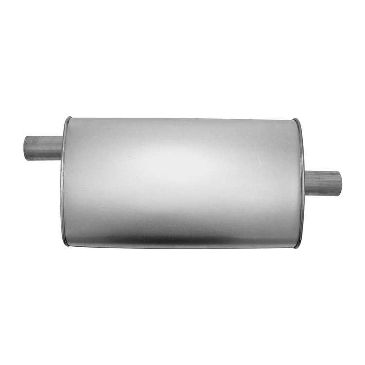 3776 Muffler - Enforcer II; 2.000 In. Inlet; 2 In. Outlet; 19.000 In. Body; 26.000 In. OAL; OE comparable