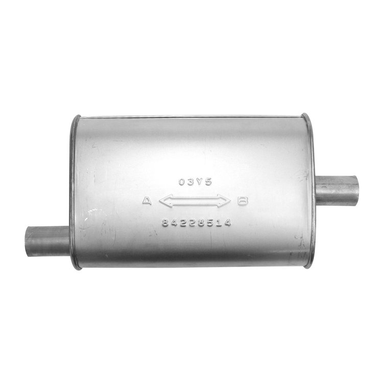3781 Muffler - Enforcer II; 1.500 In. Inlet; 1.5 In. Outlet; 12.000 In. Body; 17.000 In. OAL; OE comparable