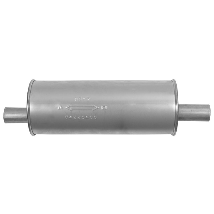 3782 Muffler - Enforcer II; 1.750 In. Inlet; 1.75 In. Outlet; 16.000 In. Body; 23.000 In. OAL; OE comparable
