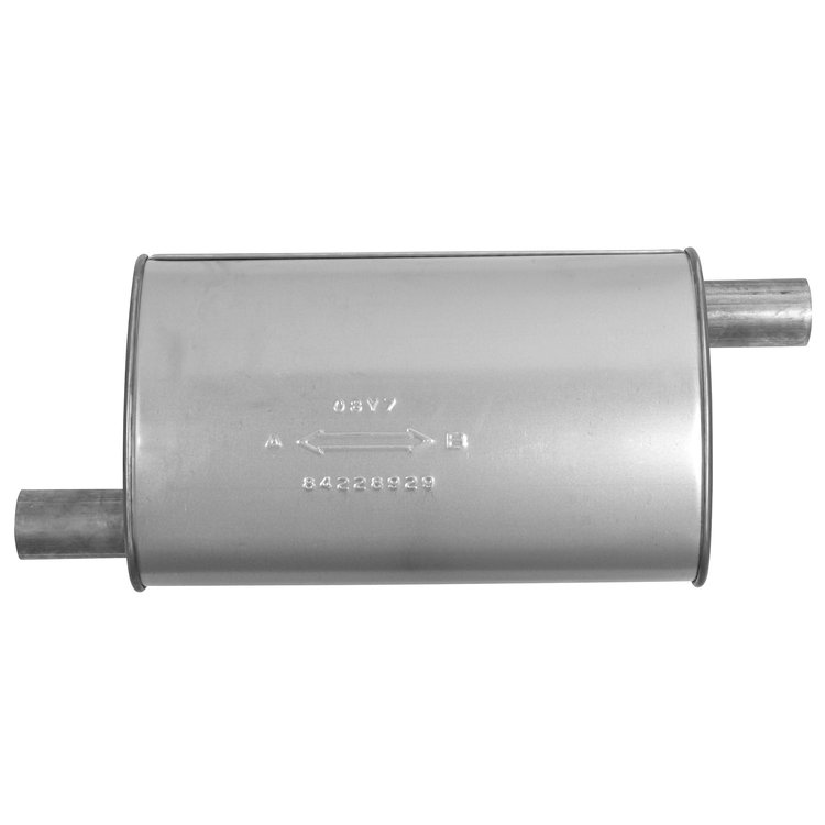 3783 Muffler - Enforcer II; 1.750 In. Inlet; 1.75 In. Outlet; 15.000 In. Body; 21.000 In. OAL; OE comparable