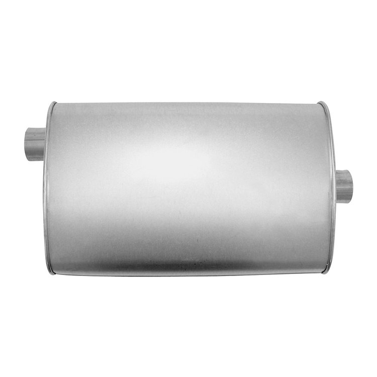3787 Muffler - Enforcer II; 2.000 In. Inlet; 2 In. Outlet; 17.000 In. Body; 20.000 In. OAL; OE comparable