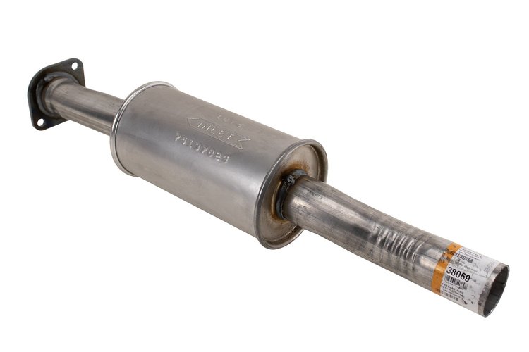 38069 Exhaust Resonator Assembly; 2019-2023 Nissan Altima, 2019-2023 Nissan Altima Center