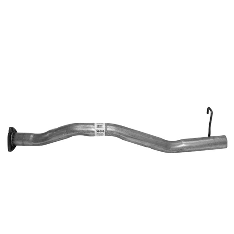 38688 Prebent Exhaust Pipe; 2000-2003 Chevrolet S10 Center, GMC Sonoma Center, 2000 Isuzu Hombre Center