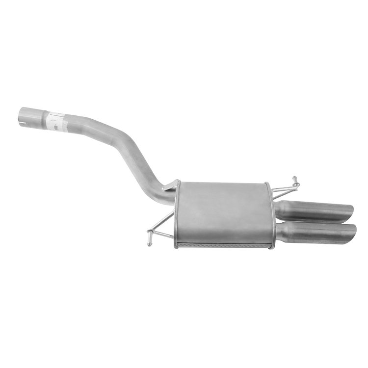 40182 Exhaust Muffler Assembly; 2009-2017 Volkswagen CC Rear, 2006-2010 Volkswagen Passat Rear