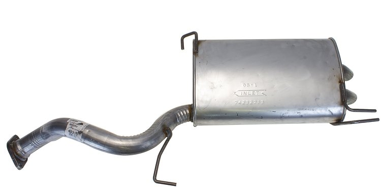 40315 Exhaust Muffler Assembly; 2011-2013 Kia Sorento Left, 2010-2012 Hyundai Santa Fe Left