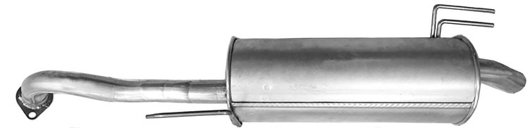 40811 Exhaust Muffler Assembly; 2014-2018 Kia Forte