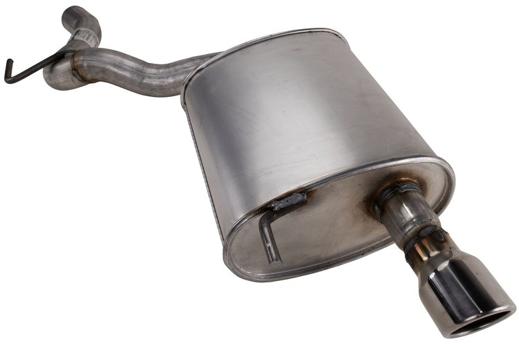 40814 Exhaust Muffler Assembly; 2015-2017 Ford Mustang Rear Right, 2018-2023 Ford Mustang Right