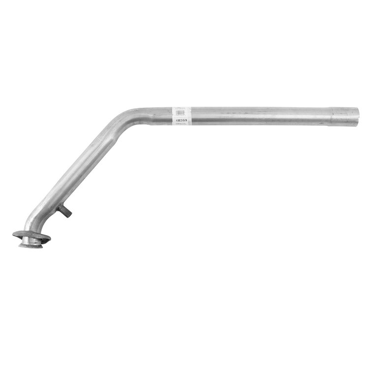 48369 Prebent Exhaust Pipe; 1983-1986 Jeep CJ7 Front, 1983-1985 Jeep Scrambler Front, 1983 Jeep CJ5 Front