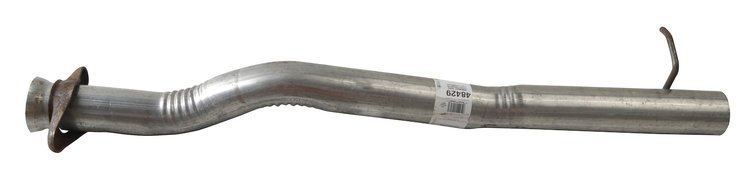 48429 Prebent Exhaust Pipe; 1992-1994 Chevrolet S10 Center, 1992-1994 GMC Sonoma Center