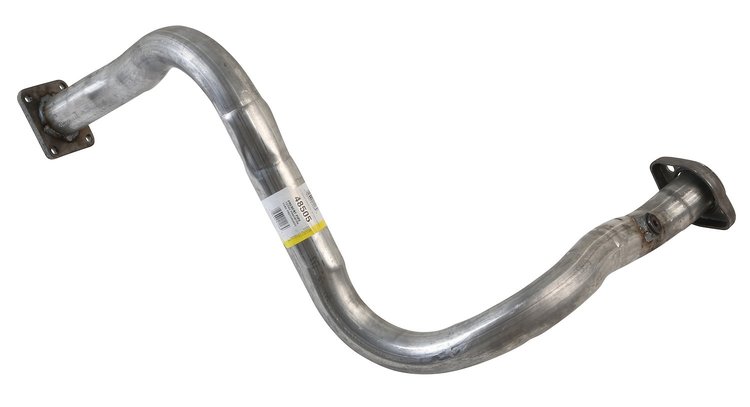 48505 Prebent Exhaust Pipe; 1987-1992 Jeep Wrangler Front