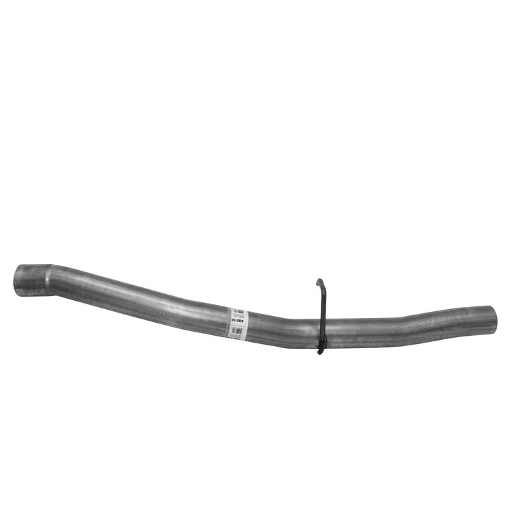 48616 Prebent Exhaust Pipe; 2001-2006 Chevrolet Silverado 2500 HD Left, 2001-2006 GMC Sierra 2500 HD Left