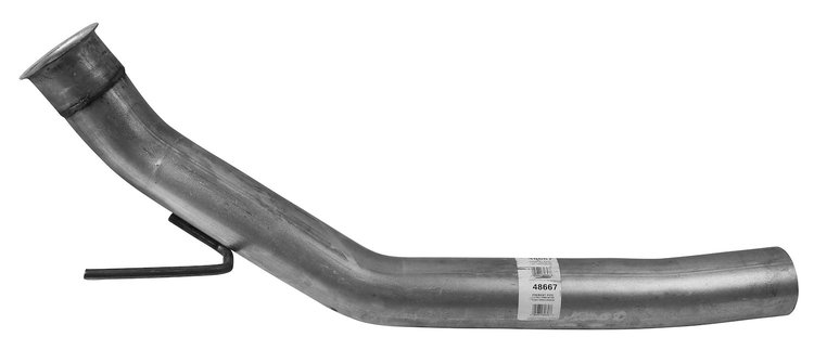48667 Prebent Exhaust Pipe; 2003-2004 Dodge Ram 2500 Front, 2003-2004 Dodge Ram 3500 Front