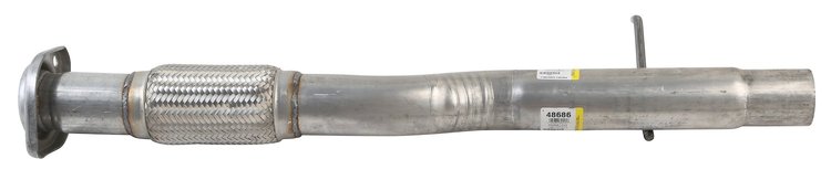 48686 Prebent Exhaust Pipe; 2007-2008 Chevrolet Suburban 1500, Avalanche, GMC Yukon XL 1500