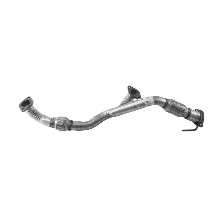 48693 Prebent Exhaust Pipe; 2007-2009 Hyundai Santa Fe, 2007-2012 Hyundai Veracruz
