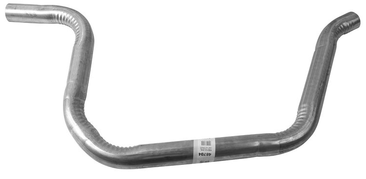 48704 Prebent Exhaust Pipe; 2008-2012 Chevrolet Malibu, 2008-2010 Pontiac G6