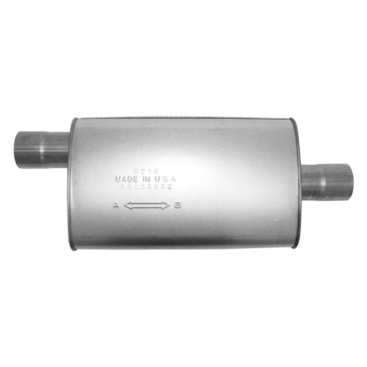 5568 Muffler - Silentone; 3.000 In. Inlet; 3 In. Outlet; 18.000 In. Body; 27.000 In. OAL; OE comparable