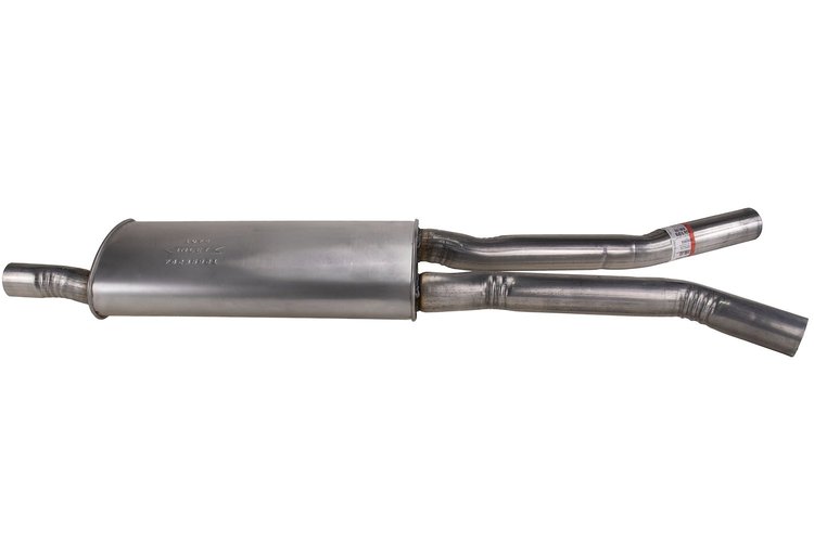 58109 Exhaust Resonator; 2015-2023 Ford Mustang Front