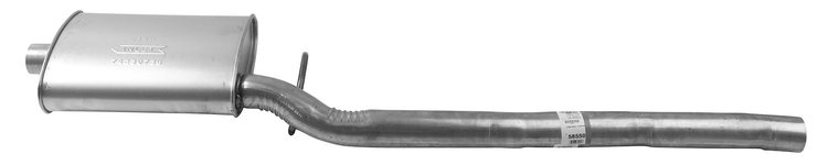 58550 Exhaust Muffler Assembly; 2010-2017 Chevrolet Equinox, 2010-2015 GMC Terrain