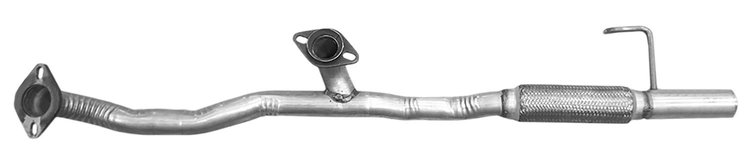58571 Prebent Exhaust Pipe; 2011-2014 Ford Edge