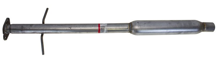 58593 Prebent Exhaust Pipe; 2013-2016 Dodge Dart Center