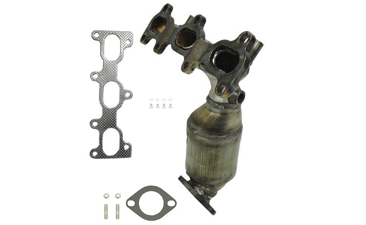 641254 Federal/EPA Catalytic Converter - Direct Fit w/ Integrated Manifold; Fits Select Hyundai