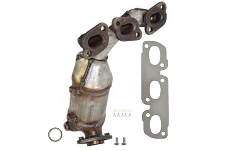 641270 Federal/EPA Catalytic Converter - Direct Fit w/ Integrated Manifold; Fits Select Mazda