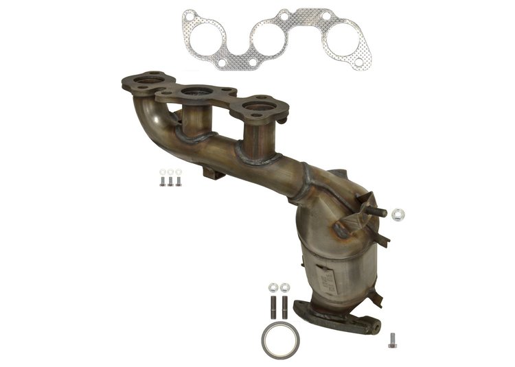 641290 Federal/EPA Catalytic Converter - Direct Fit w/ Integrated Manifold; Fits Select Toyota