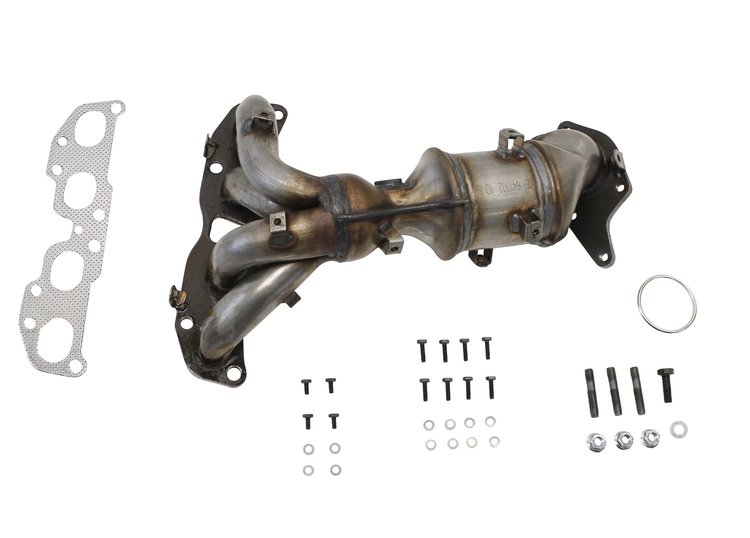 641302 Federal/EPA Catalytic Converter - Direct Fit w/ Integrated Manifold; Fits Select Nissan