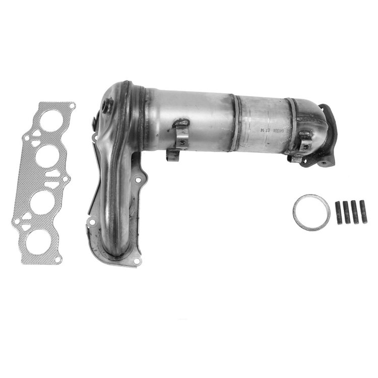 641304 Federal/EPA Catalytic Converter - Direct Fit w/ Integrated Manifold; 2007-2009 Toyota Camry Front