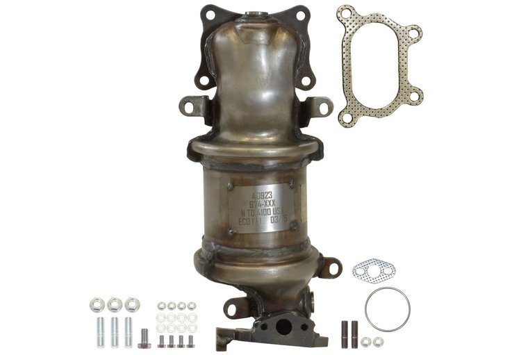 641334 Federal/EPA Catalytic Converter - Direct Fit w/ Integrated Manifold; Fits Select Honda/Acura