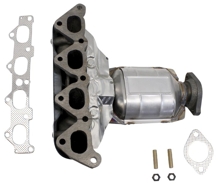 641344 Federal/EPA Catalytic Converter - Direct Fit w/ Integrated Manifold; Fits Select Hyundai/Kia