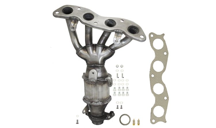 641377 Federal/EPA Catalytic Converter - Direct Fit w/ Integrated Manifold; Fits Select Honda