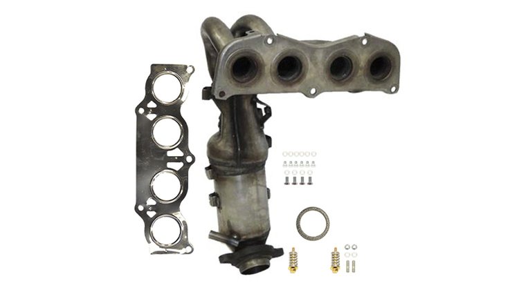 641400 Federal/EPA Catalytic Converter - Direct Fit w/ Integrated Manifold; Fits Select Toyota/Scion/Pontiac