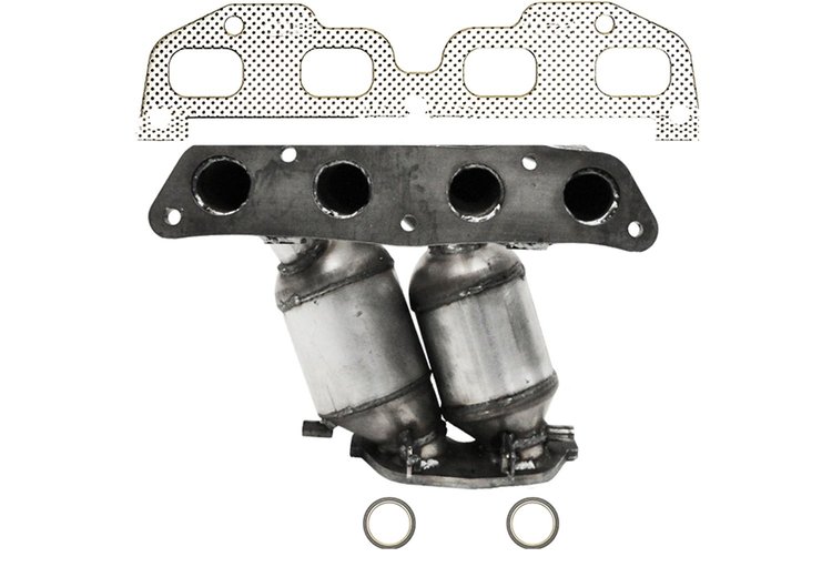 641402 Federal/EPA Catalytic Converter - Direct Fit w/ Integrated Manifold; 2000-2005 Toyota MR2 Spyder Front