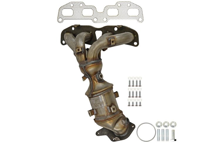 641428 Federal/EPA Catalytic Converter - Direct Fit w/ Integrated Manifold; Fits Select Nissan