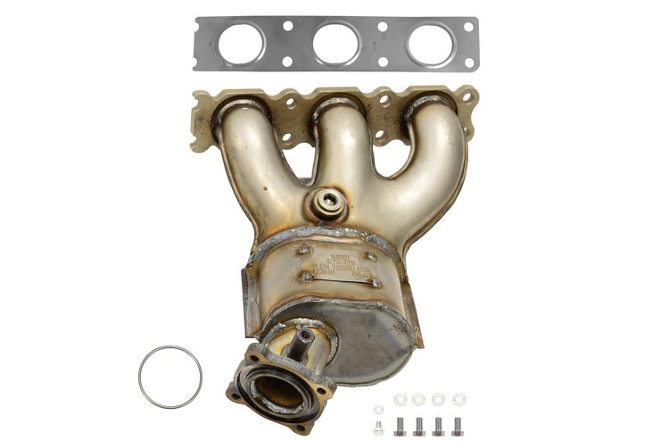 641433 Federal/EPA Catalytic Converter - Direct Fit w/ Integrated Manifold; Fits Select Volvo
