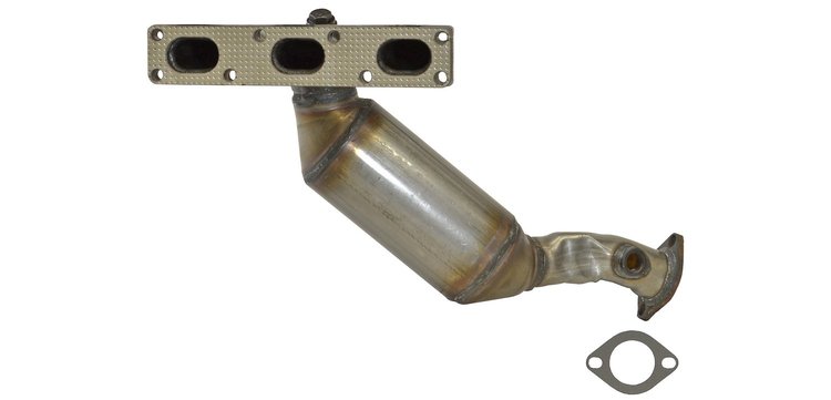 641438 Federal/EPA Catalytic Converter - Direct Fit w/ Integrated Manifold; Fits Select BMW