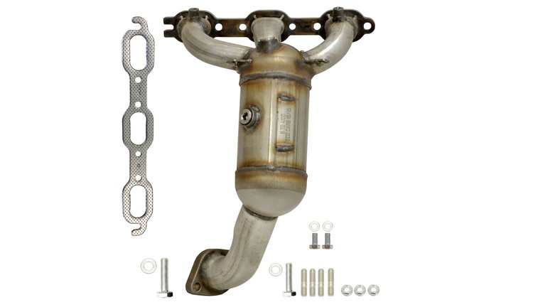 641458 Federal/EPA Catalytic Converter - Direct Fit w/ Integrated Manifold; Fits Select Dodge/Chrysler