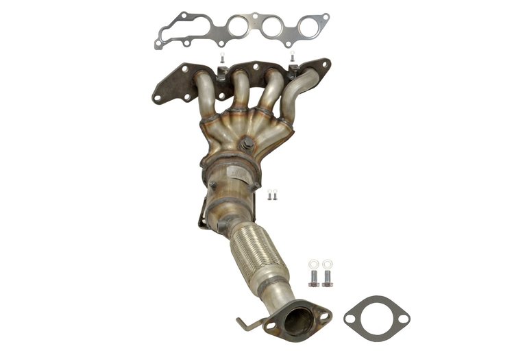 641460 Federal/EPA Catalytic Converter - Direct Fit w/ Integrated Manifold; Fits Select Ford