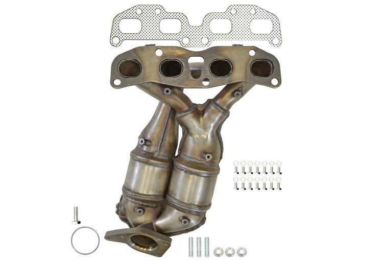 641480 Federal/EPA Catalytic Converter - Direct Fit w/ Integrated Manifold; Fits Select Nissan