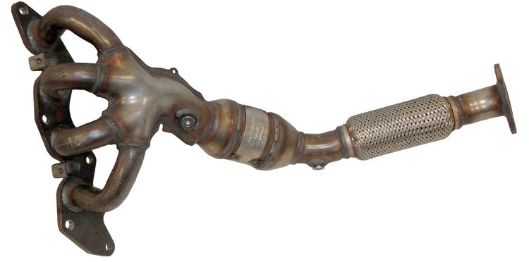 641500 Federal/EPA Catalytic Converter - Direct Fit w/ Integrated Manifold; 2005-2007 Ford Focus