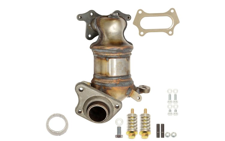 641507 Federal/EPA Catalytic Converter - Direct Fit; 2009-2010 Honda Fit, 2009-2013 Honda Fit Front